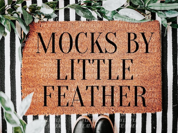 Coir Doormat Mockup, Custom Doormat Mockups, 24x16 Doormat Printify Mockup, Welcome Mat Mockup, Product Mockup