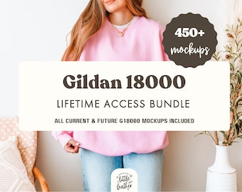 Gildan 18000 Mockup Bundle, Gildan Mockup, Gildan Crewneck Bundle, Sweatshirt Mockup, Gildan Model Mockup, Gildan Mega Bundle, Trendy Mockup