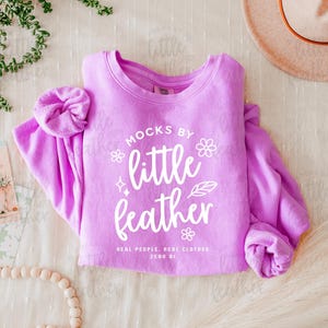 Comfort Colors 1466 Neon Violet Mockup, C1466 Mock-Up Neon Violet, Comfort Colors Sweatshirt Mock, Lightweight Crewneck, Cozy Aesthetic