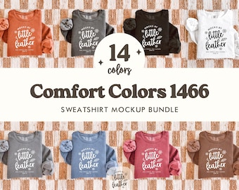 Comfort Colors 1466-modelbundel | Alle 14 kleuren | C1466-sweatshirt met ronde hals