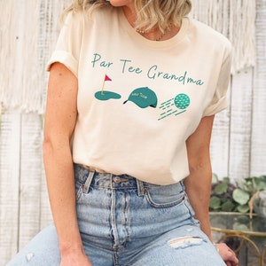 Golf Grandma T-Shirt, Golf Grandma Shirt, Par Tee Grandma Shirt , Women's Golf Shirt, Christmas Gift for Golfer, Mama Golf Shirt