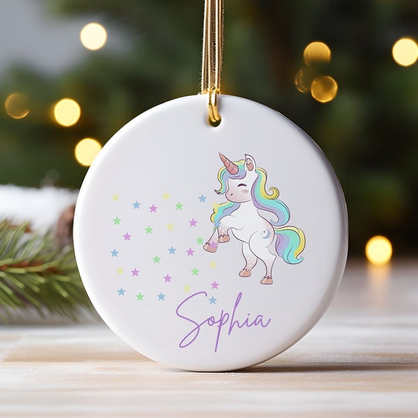 Unicorn Ornament - Etsy
