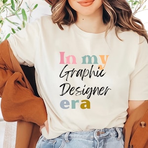 Trendy Shirts for Designers, In my graphic designer era shirt,Graphic Designer Tshirt, Graphic Artist Birthday Gifts,Graphic Designer tshirt