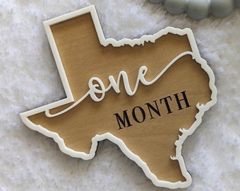 Watch your Baby Grow | Adorable Texas Milestones | Photo Props for New Mom