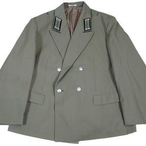 Authentic East German Army Officer Dress Tunic Jacket NVA DDR Uniform Military Surplus Uniform Parade Gala