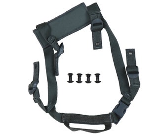 Authentic U.S Army Advanced Combat Helmet Chin Strap ACH / MICH Foliage Green with Hardware Bolts ACU Chinstrap
