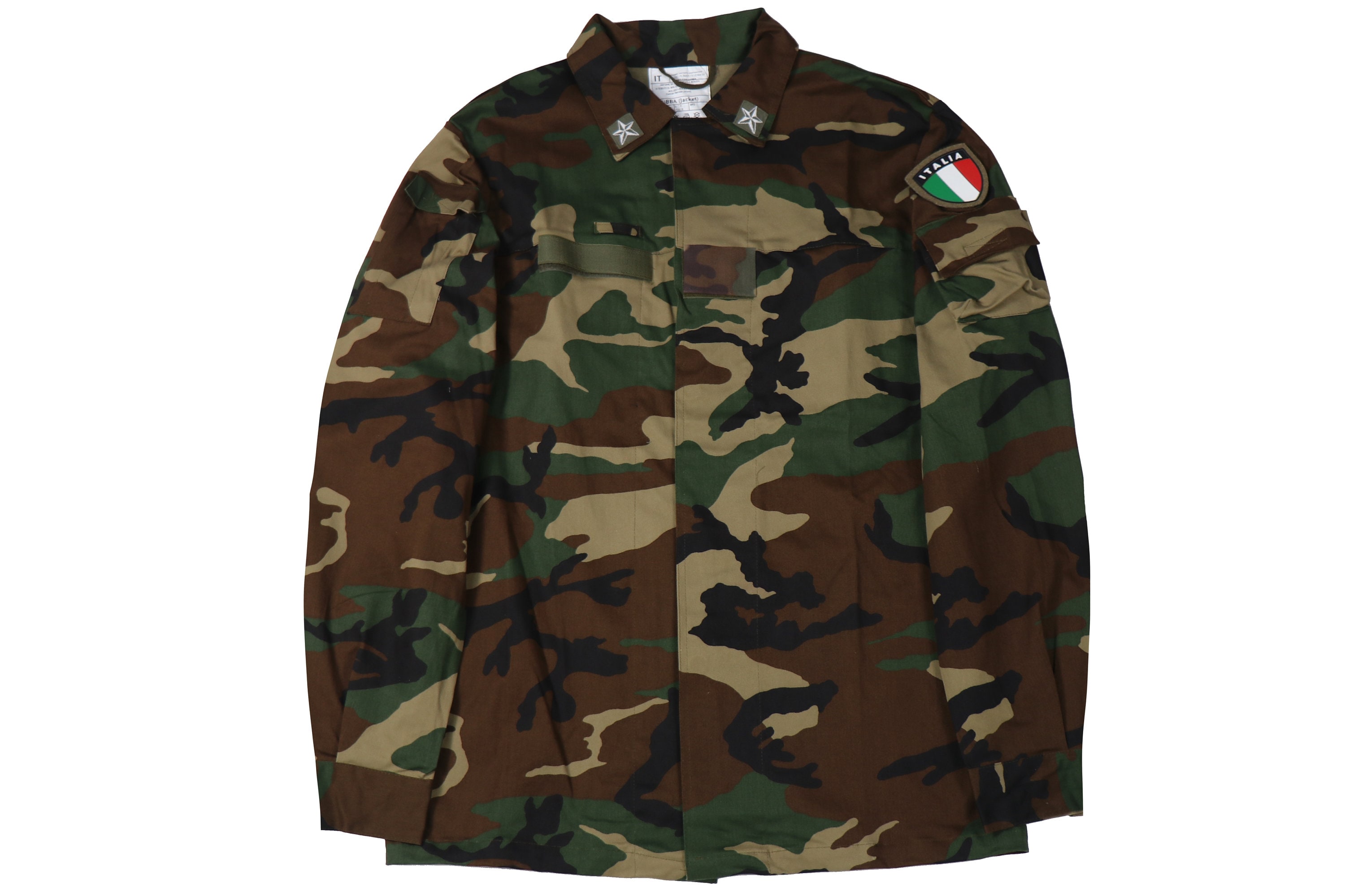 Authentic Italian Roma 90 Woodland Field Jacket Military Army With 