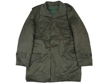Authentic Greek Army Lined M65 Field Parka OD Green Jacket Shirt Uniform Coat Army Surplus Uniform Tunic Greece Military M1965 M-65