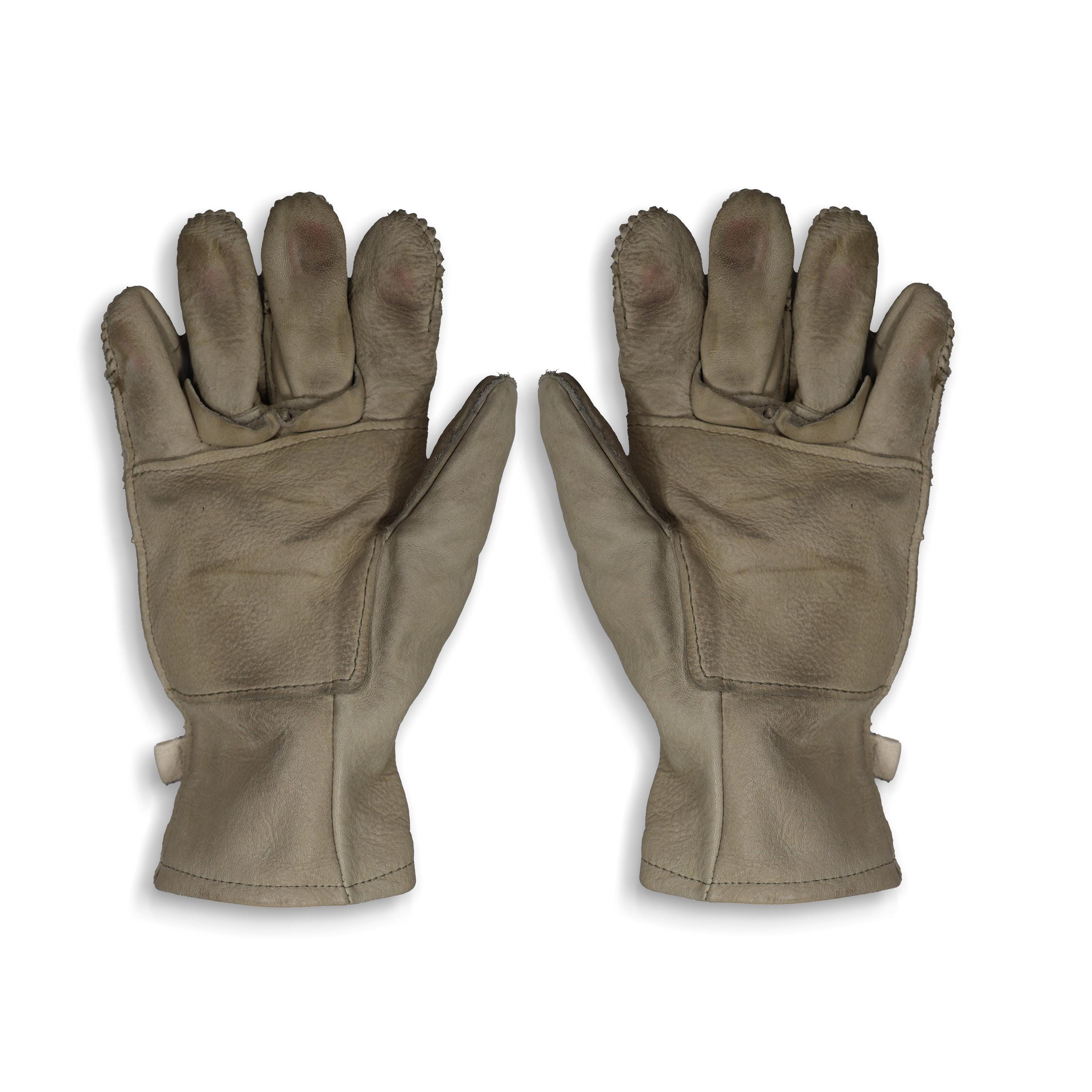 Authentic US Military Leather Cattlehide Heavy Duty Work Gloves