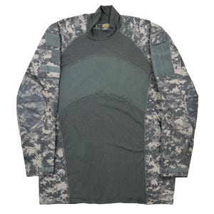 US Army Round Neck ACU Combat Shirt Uniform Top UCP Digital Camo Unisex