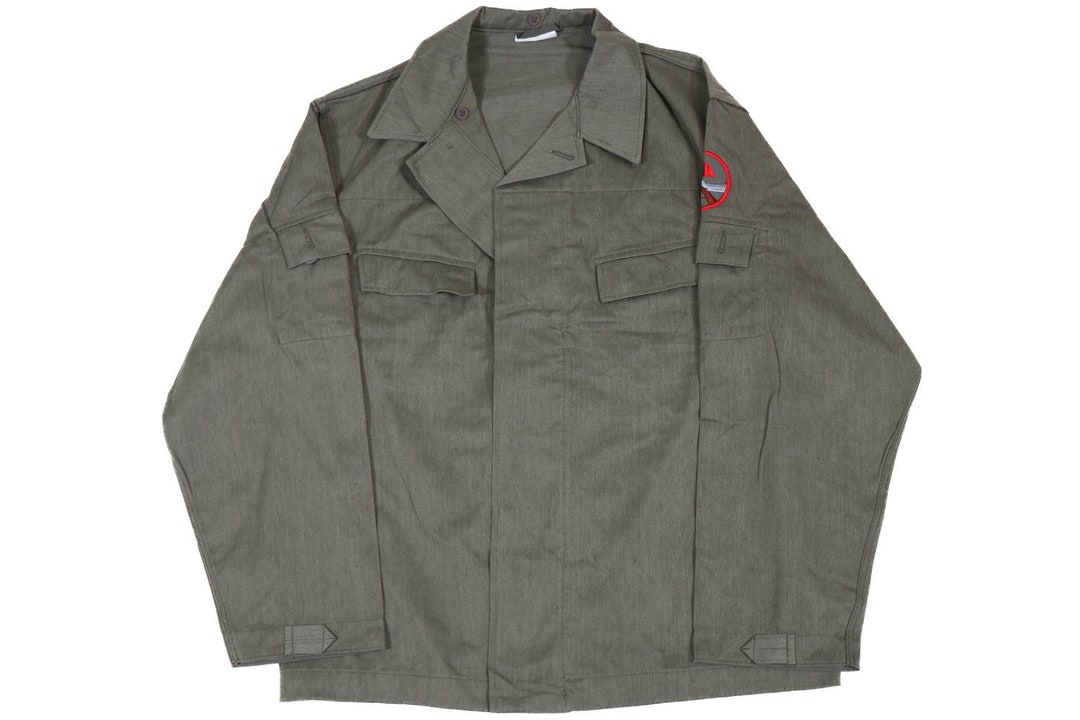 Authentic East German Army Kampfgruppen Field Jacket NVA DDR Authentic East German Army Kampfgruppen Field Jacket NVA DDR