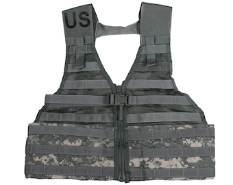 本物の米国陸軍戦闘用ロードキャリアベスト Molle II ACU UCP デジタル
