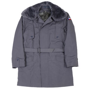 Authentieke Tsjechische Leger M85 Grijze Camo Combat Veld Parka met Capuchon Jas Militair Uniform Army Surplus Tsjechoslowaakse VZ85