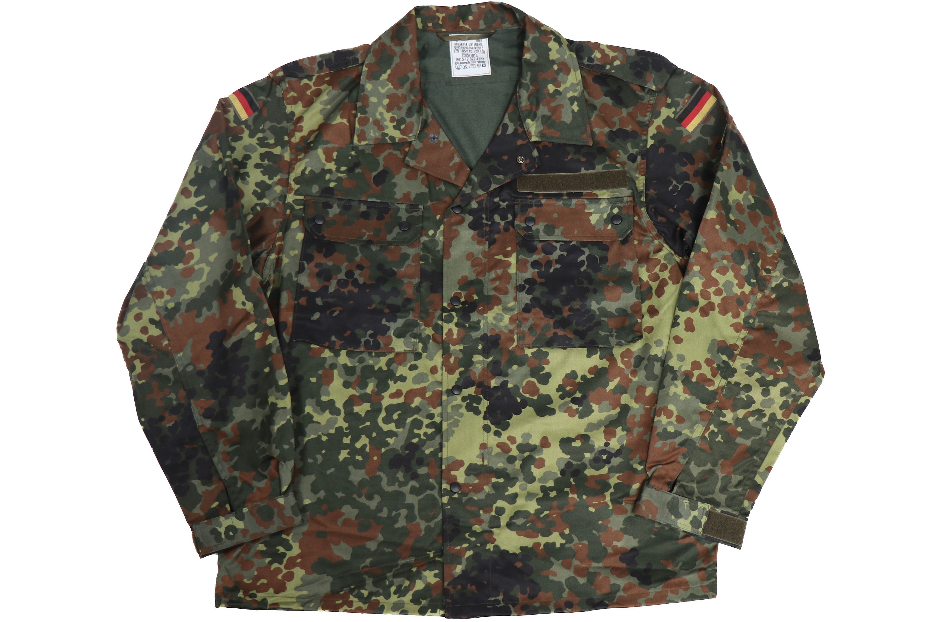 Mil-Tec German army Parka w liner GoreTex camo Flecktarn