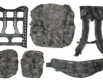 本物のアメリカ陸軍大型リュックサック、ACU UCPデジタル迷彩モールII