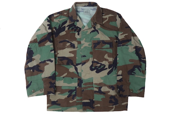 US Military BDU M81 Woodland Field Jacket Shirt Army Combat