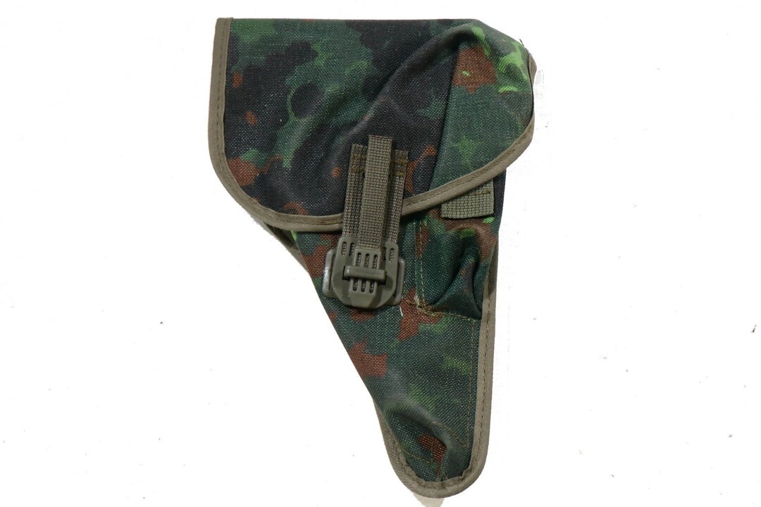 Original Tysk Arme Pistol Holster Flecktarn Camo Holster