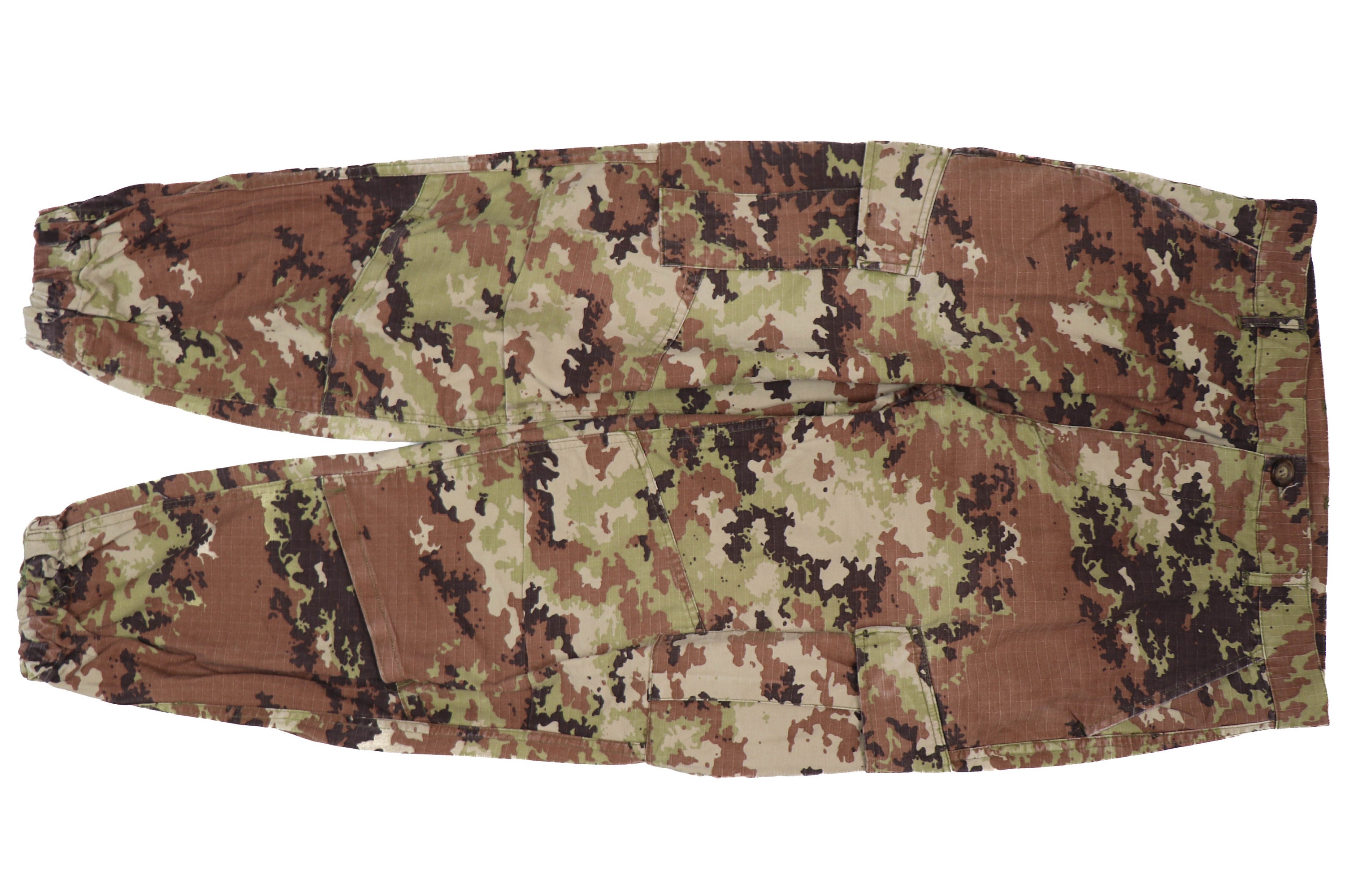 Authentic Italian Army Vegetato Camo Combat Field Pants Trousers