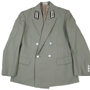 Authentic East German Army Officer Dress Tunic Jacket NVA DDR Uniform Military Surplus Uniform Parade Gala