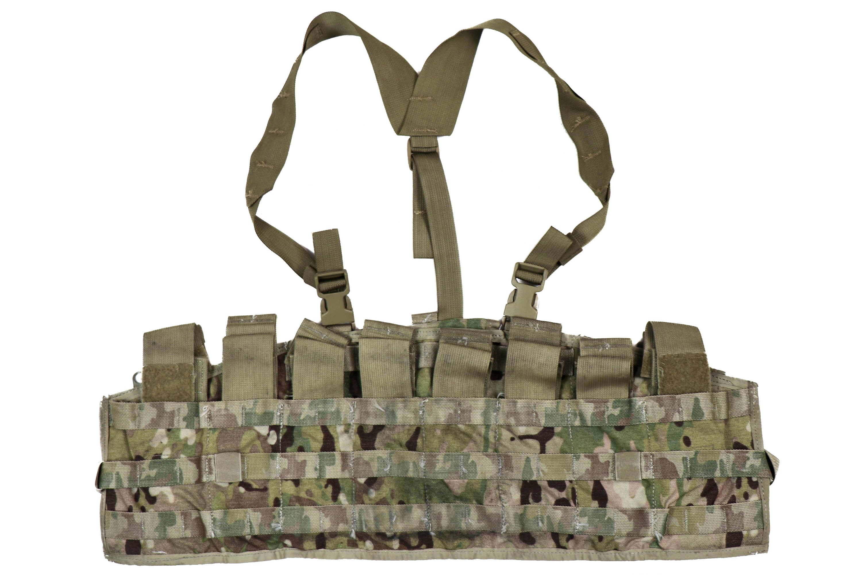 Authentic U.S Army Molle II Tactical Assault Panel TAP Chest Rig