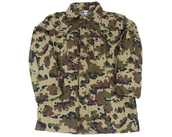 Authentic Romanian Army M94 / M93 Leaf Camo Winter Parka with Liner Military Surplus Jacket Uniform