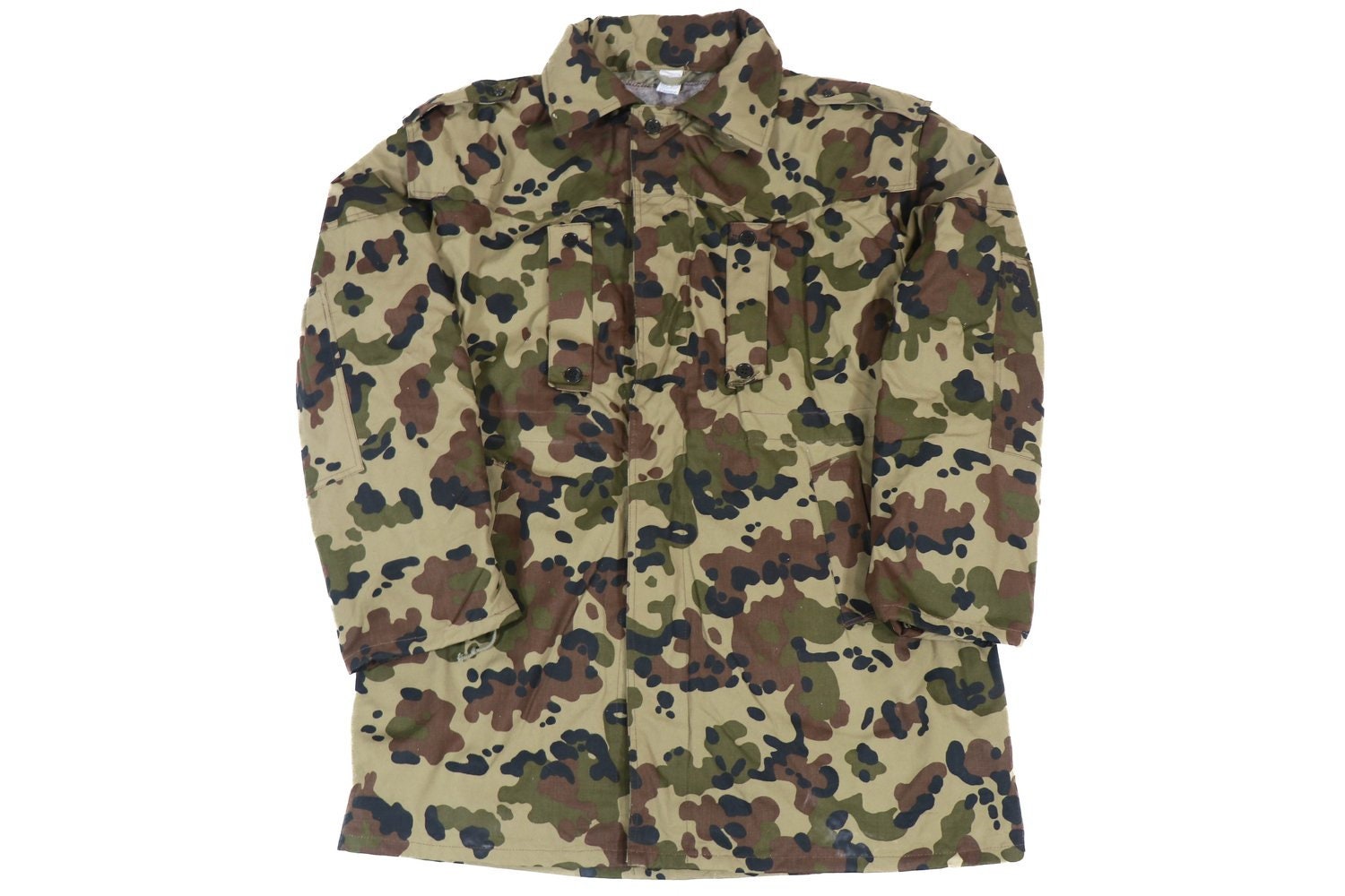Authentic Romanian Army M94 / M93 Leaf Camo Winter Parka With