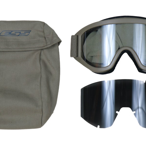 ESS Ballistic Helmet Goggles Striker Series Coyote Tan