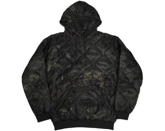 Gear Rack Woobie Hoodie OCP Black Pullover Black Camo Woodland Jacket Cold Weather