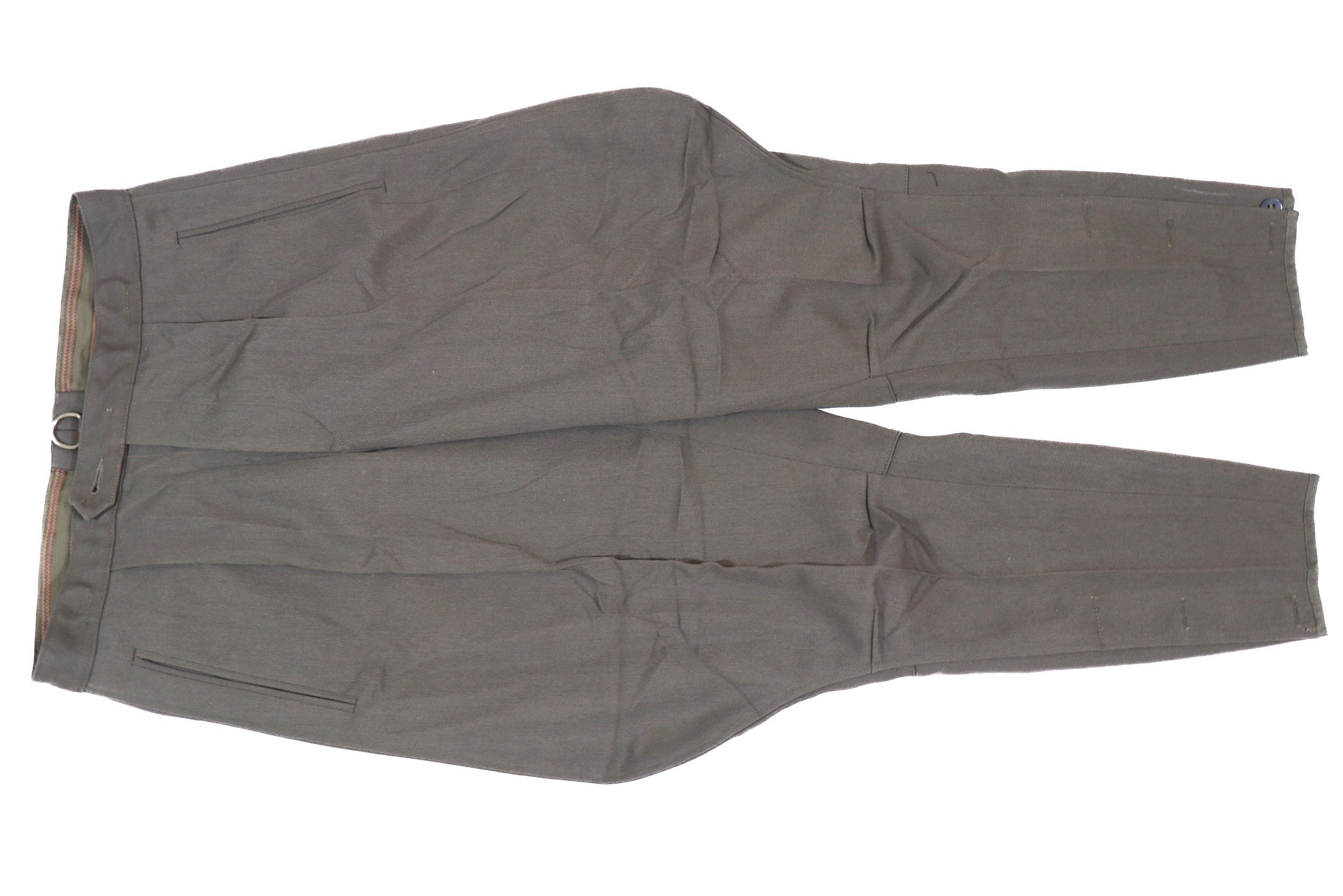 【Vintage】70s East German Army Cook Pants DDR East German Black Cotton Canvas Tanker's Cargo Pants – Top