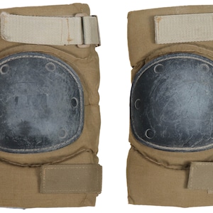 Authentic U.S Marine Corps Coyote Knee Pad Set FSBE FILBE Field Gear USMC Uniform