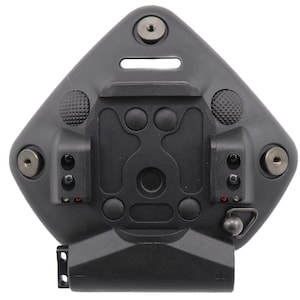 Universal NVG Bracket Shroud with Integrated IR & Light Array Metal Mount Bracket with Hardware Night Vision Goggles Black