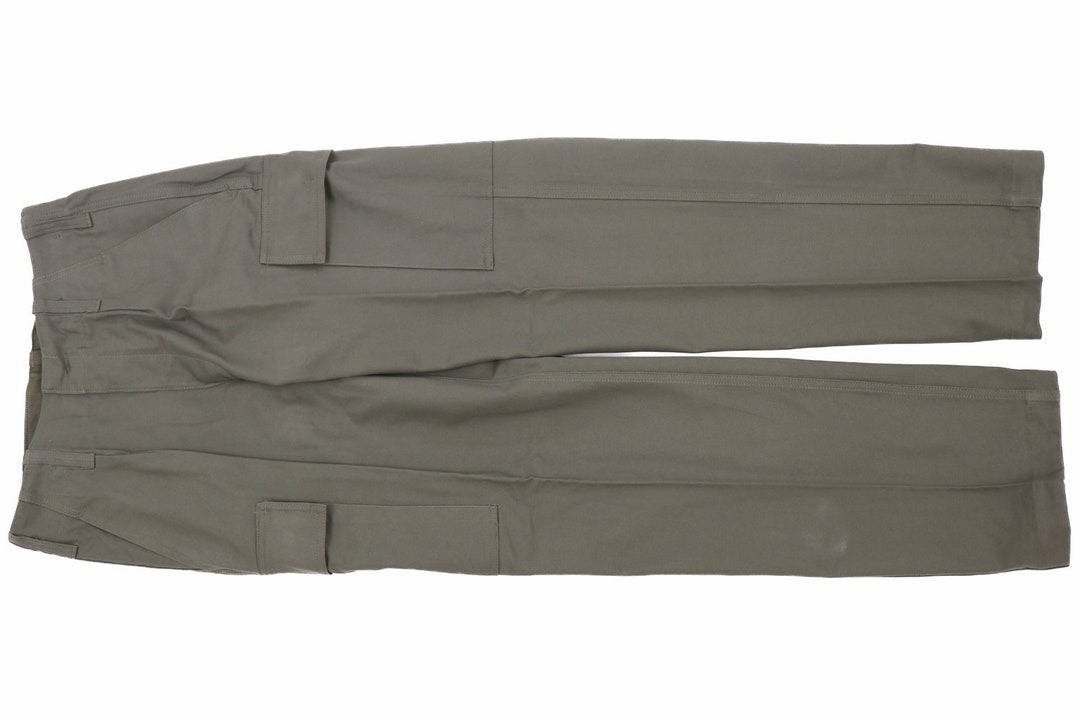 Genuine GERMAN ARMY ISSUE MOLESKIN PANTS field combat BW Black trousers NEW