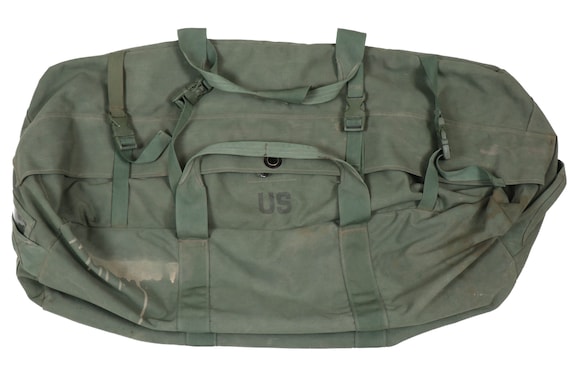 U.S. Military OD Improved Nylon Duffle Bag USED