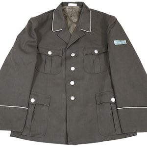 Authentic East German Army Officer Dress Tunic Jacket NVA DDR Uniform Military Surplus Uniform Parade Gala