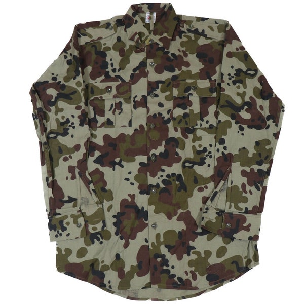Authentic Romanian Army Leaf Camo Field Jacket Shirt Military M90 M93 M94 Army Surplus Military Coat Shirt Jacket Uniform