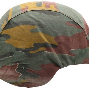 Authentic Belgian Army Jigsaw Helmet Cover Camo Military Surplus Uniform Camouflage