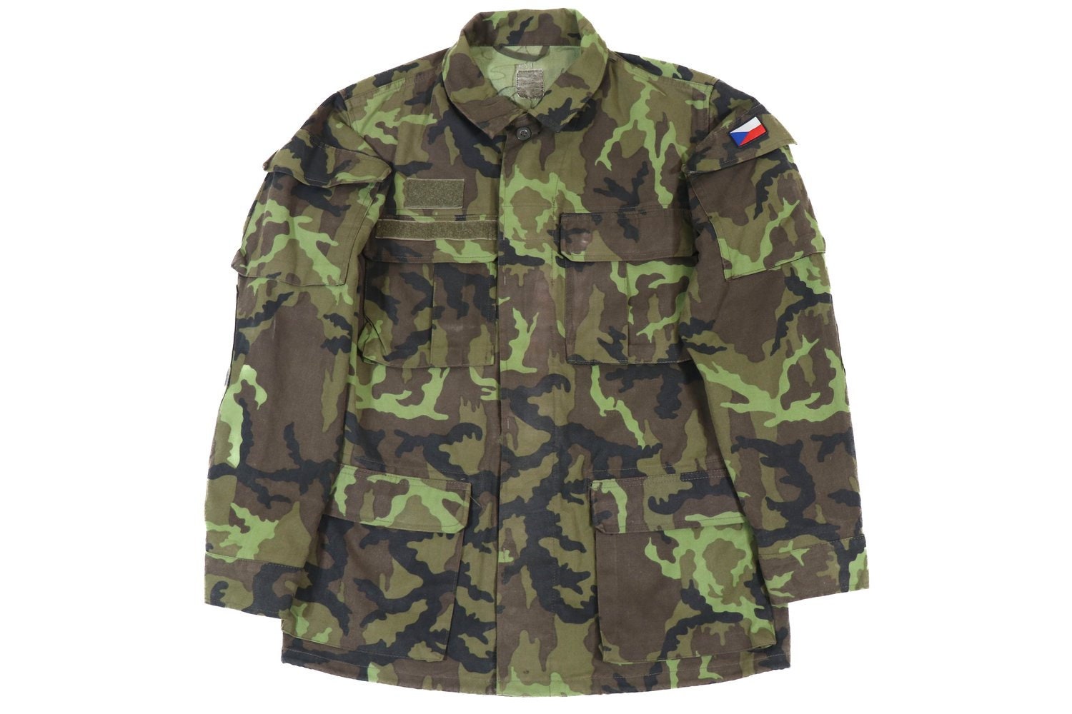 Authentic Czech Army M95 Woodland Camo Combat Field Jacket Authentic Czech Army M95 Woodland Camo Combat Field Jacket