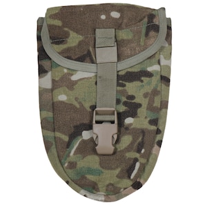 Authentic U.S Army Entrenching Tool Carrier Pouch Molle II Shovel E-Tool Cover OCP Multicam Woodland Camo Military Surplus Field Gear