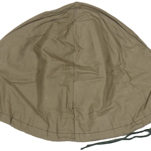 Authentic French Army M51 Tan / Sand Camo Helmet Cover Reversible F1 Camo Military Surplus Uniform Camouflage Helmet Cover Salade Leaf