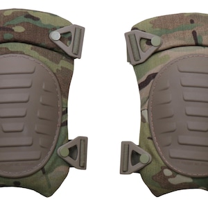 U.S Army Extended Knee Pad Set OCP Multicam Woodland Camo Military Surplus Field Gear Tactical Assault McGuire Nicholas Alamo Strategic