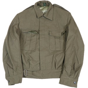 Authentic Greek Greece Army Field Ike Jacket OD Green Eisenhower Army Surplus Uniform Tunic