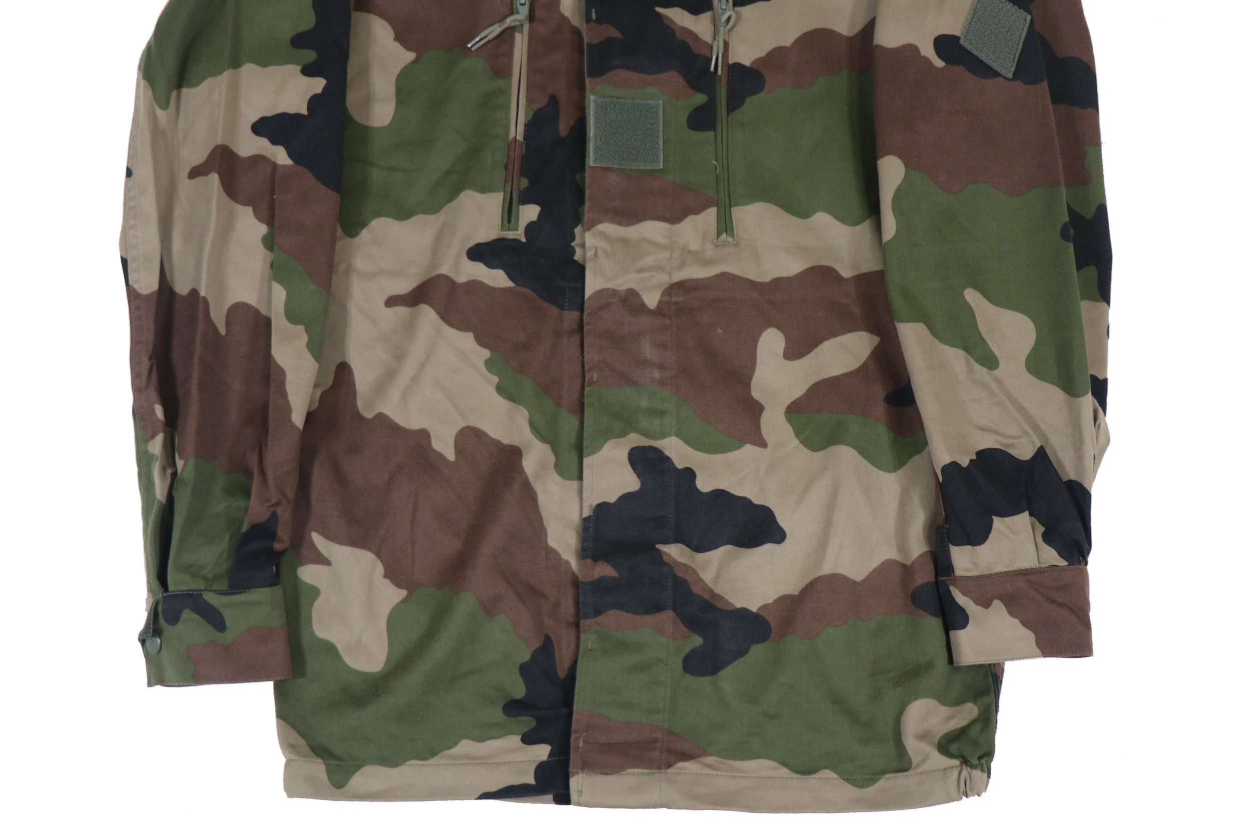 Original French army woodland camo CCE shirt fleece NEW