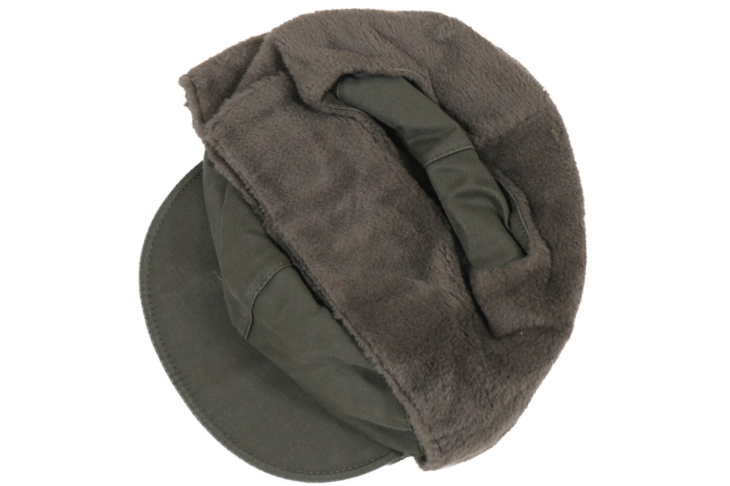 thumbnail image 2 of Genuine German Army Flecktarn Winter Pile Cap - Bundeswehr Issue, Grade 1 Used Condition 2 of 10