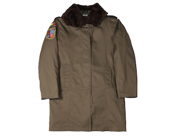 Free Shipping 90s Corinth Mfg. Arctic Parka Snorkel Jacket N3B Fur