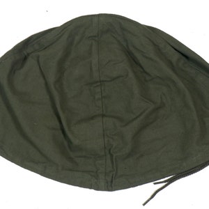 Authentic French Army M51 Green Woodland Camo Helmet Cover Reversible F1 Camo Military Surplus Uniform Camouflage Helmet Cover Salade Leaf