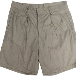 Authentic Italian Military Khaki Shorts Tropical Hot Weather Uniform Bermuda Army