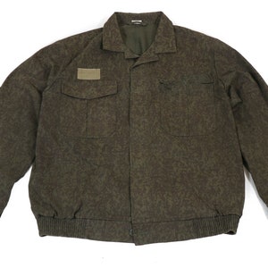 Authentic Czech Army M92 Forest Camo Combat Field Jacket Military Uniform Parka Army Surplus Czechoslovakian VZ92