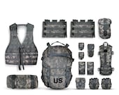本物の米陸軍ライフルマンセットシステム ACU UCPデジタル迷彩 Molle