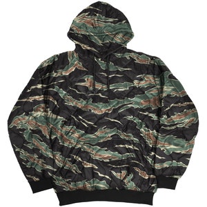 Gear Rack Woobie Hoodie Tiger Stripe Pull-Over Woodland Parka Jacket Cold Weather