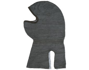 Authentic German Army Gray Balaclava Winter Face Mask Bundeswehr Balaclava Military Surplus Uniform Cold Weather Moleskin
